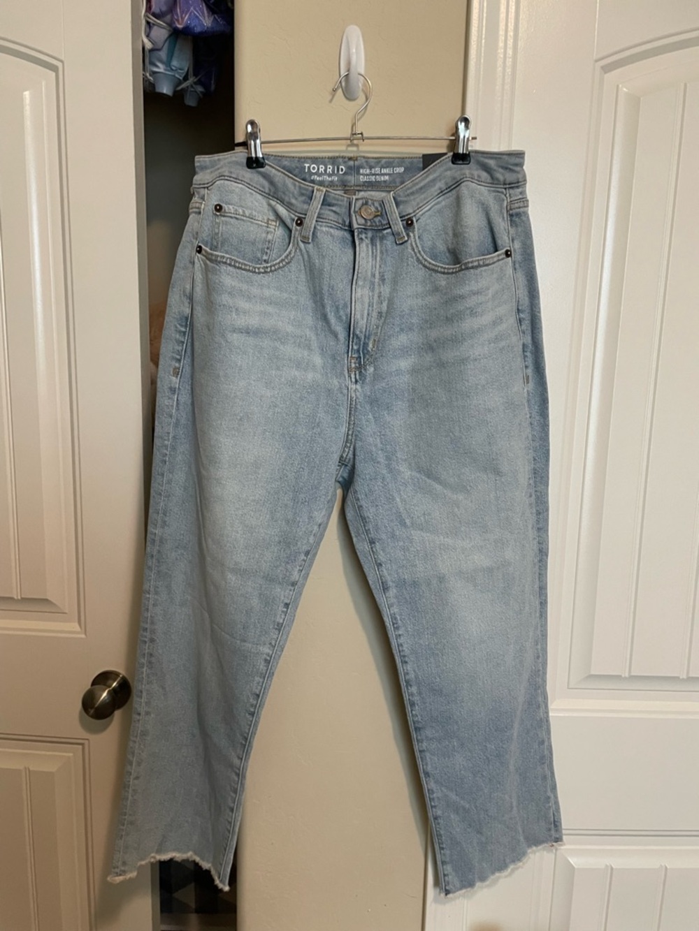 torrid Light Blue Straight Leg High-Rise Jeans